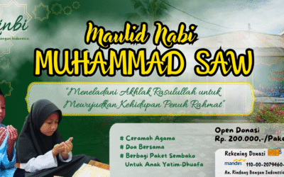 RAYAKAN MAULID NABI, YAYASAN RINBI TEBAR KEBAIKAN UNTUK 100 ANAK YATIM